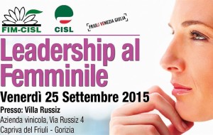 LEADERSHIP AL FEMMINILE, CON LA CISL