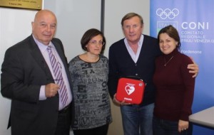 A PORDENONE TUTTI GLI IMPIANTI SPORTIVI CON I DEFIBRILLATORI