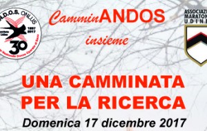 CAMMINANDOS INSIEME: IN ARRIVO LA CAMMINATA PRO RICERCA DELL’ANDOS UDINE