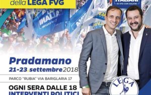 FESTA NAZIONALE DELLA LEGA A PRADAMANO. DOPO SALVINI IL CONCERTO DI POVIA
