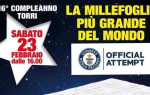 TORRI D’EUROPA: I PASTICCERI BOMBOM TENTANO LA CARSOLINA PIU’ GRANDE DEL MONDO