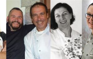 QUATTRO CHEF, GLORIA CLAMA, LE MASCHERE DI RAVINIS… PER UN’ESCLUSIVA CENA A PALAZZO