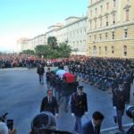 TRIESTE:GRANDE FOLLA AI FUNERALI DEGLI AGENTI UCCISI