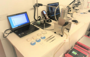 DISPOSITIVO MISURA FILTRAZIONE PER MASCHERINE