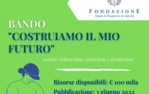 MONFALCONE PARTECIPA A BANDO CARIGO “COSTRUIAMO IL MIO FUTURO”