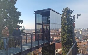 COLLE DI UDINE: INAUGURATO L’ASCENSORE