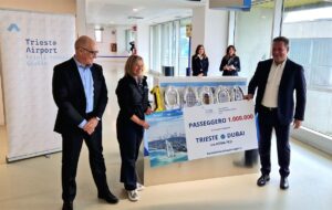TRIESTE AIRPORT: DA INIZIO 2024 1 MLN DI PASSEGGERI