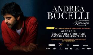 COMMEMORAZIONE TERREMOTO FRIULI: LA VOCE DI ANDREA BOCELLI DIVENTA SPERANZA CONDIVISA